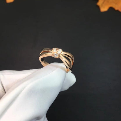 LUME JEWELRY LIENS RING PINK GOLD DIAMOND