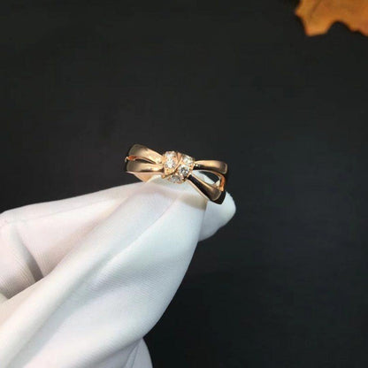 LUME JEWELRY LIENS RING PINK GOLD DIAMOND