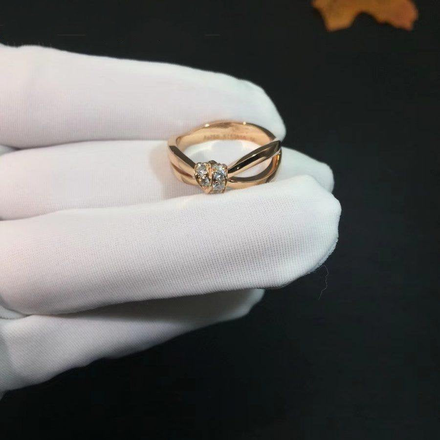 LUME JEWELRY LIENS RING PINK GOLD DIAMOND