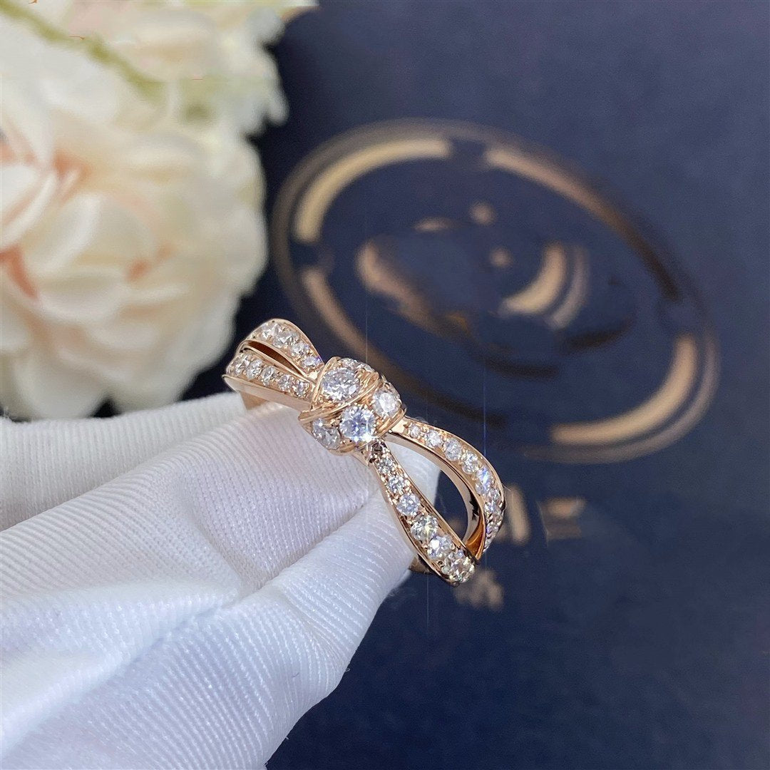 ®Lume Jewelry®LIENS ピンクゴールド ダイヤモンドリング