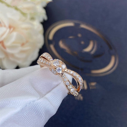 ®Lume Jewelry®LIENS ピンクゴールド ダイヤモンドリング