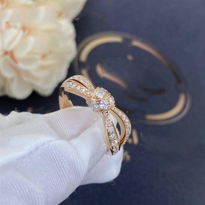 ®Lume Jewelry®LIENS ピンクゴールド ダイヤモンドリング