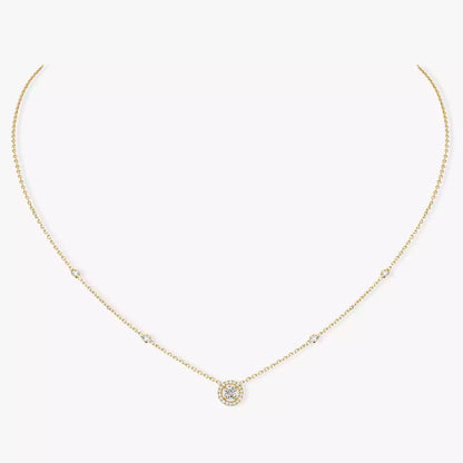 [Lume Jewelry]Diamond Necklace 0,20ct Brilliant Shape Joy