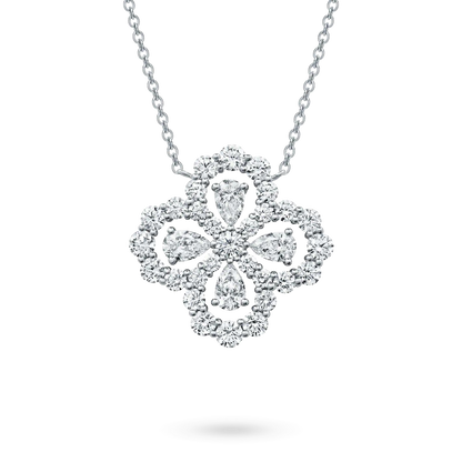 ルーメジュエリー®LOOP NECKLACE フルモチーフダイヤモンド 16MM マルチカラー