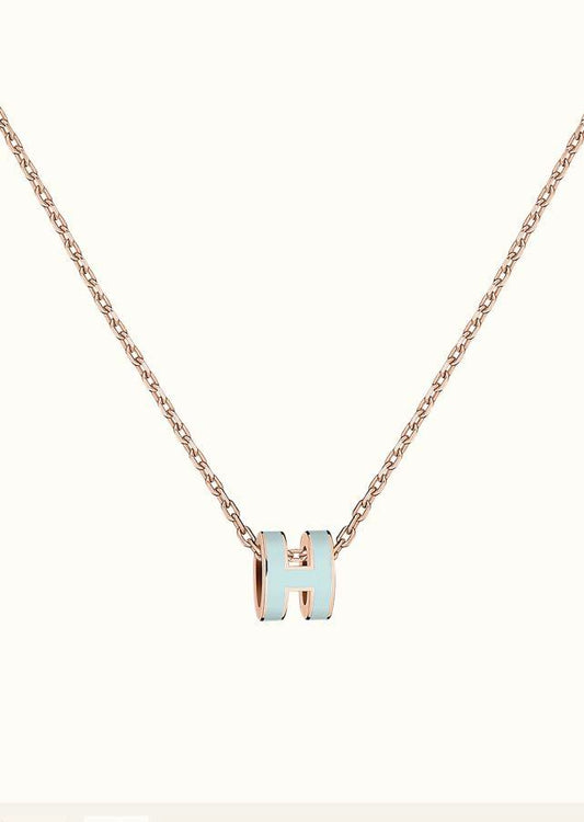 Lume Jewelry 「POP H ライトブルーネックレス」