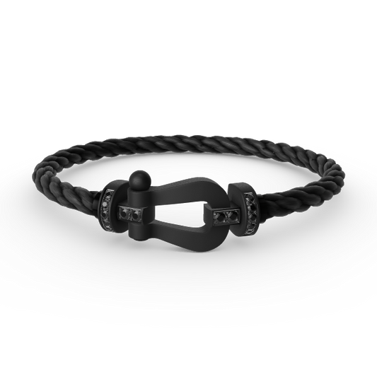 Lume Jewelry「フォース ラージ シリーズ」ホースシュー ブラックサムライ ブレスレット