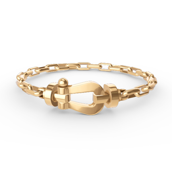 「Lume Jewelry」フォース ラージ ホースシュー クラスプ メタル ブレスレット