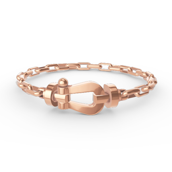 「Lume Jewelry」フォース ラージ ホースシュー クラスプ メタル ブレスレット