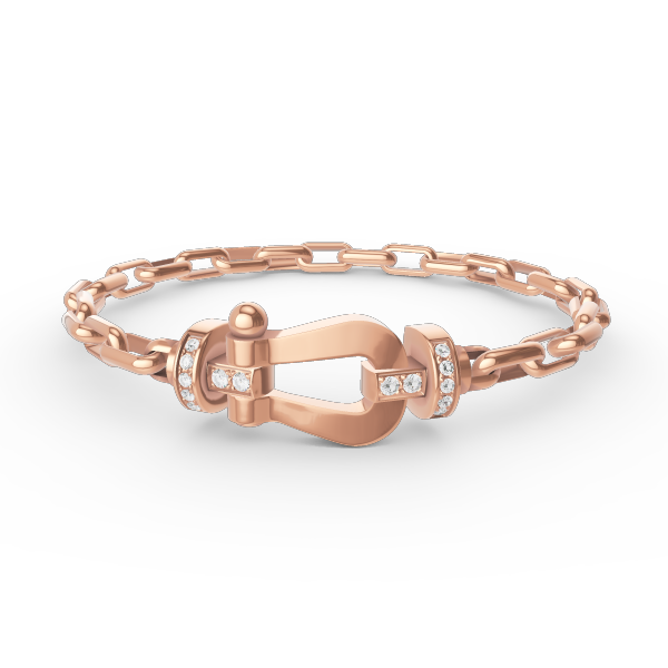 「Lume Jewelry」フォース ラージ ホースシュー クラスプ メタル ブレスレット