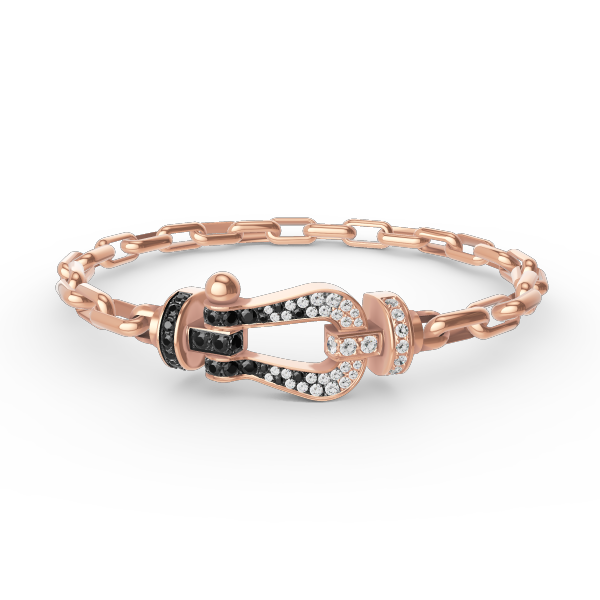 「Lume Jewelry」フォース ラージ ホースシュー クラスプ メタル ブレスレット