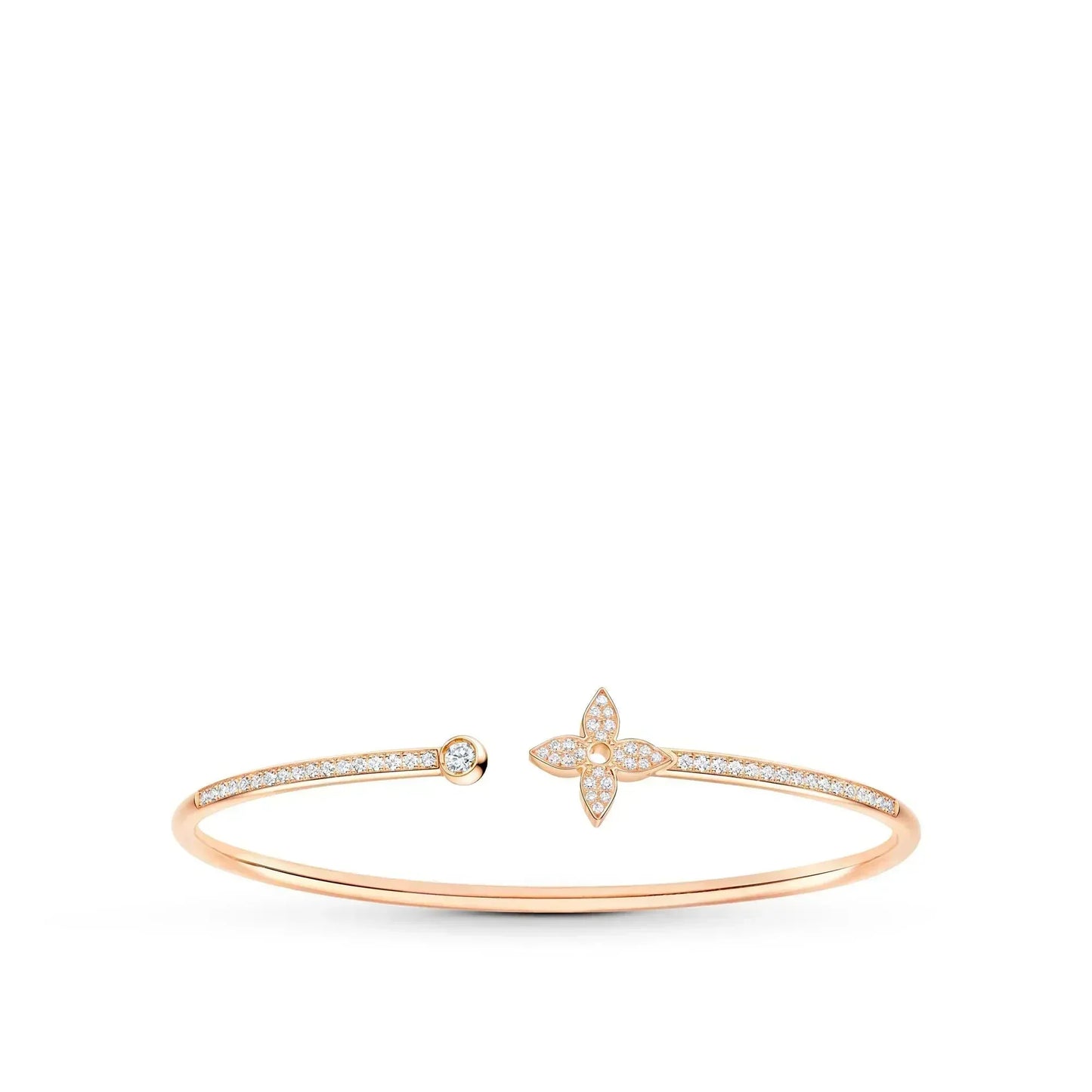 Lume Jewelry「IDYLLE PINK GOLD OPEN BRACELET DIAMOND PAVED」