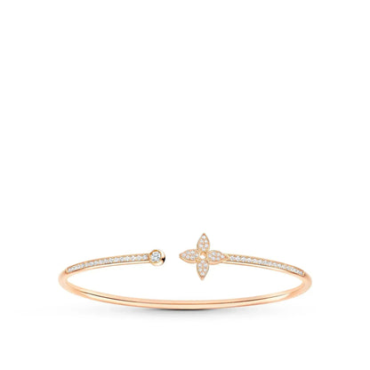 Lume Jewelry「IDYLLE PINK GOLD OPEN BRACELET DIAMOND PAVED」