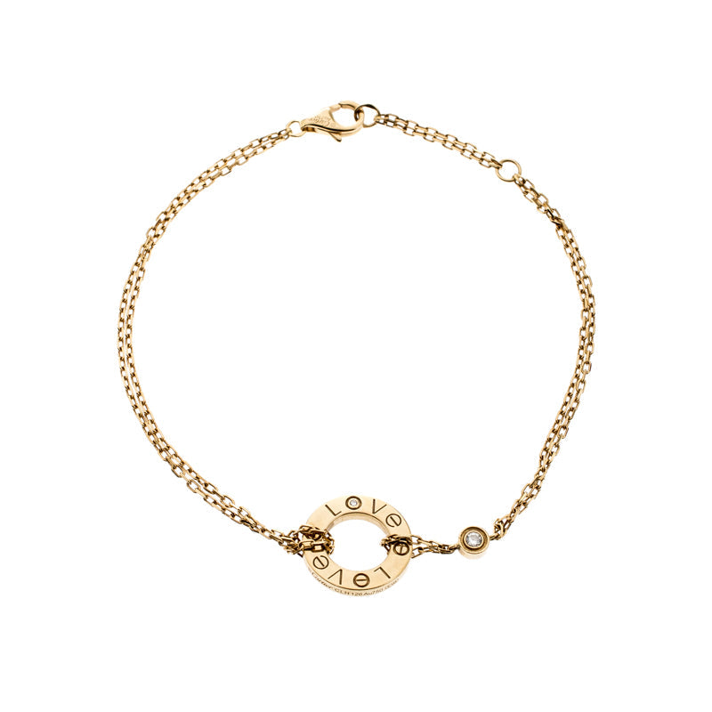 『Lume Jewelry』LOVEブレスレット 2ダイヤモンド