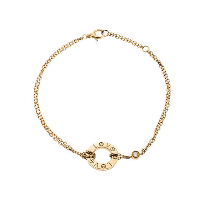 『Lume Jewelry』LOVEブレスレット 2ダイヤモンド