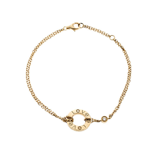 『Lume Jewelry』LOVEブレスレット 2ダイヤモンド