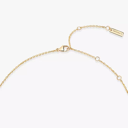 [Lume Jewelry]Lucky Eye Diamond Necklace in Rose Gold and Turquoise
