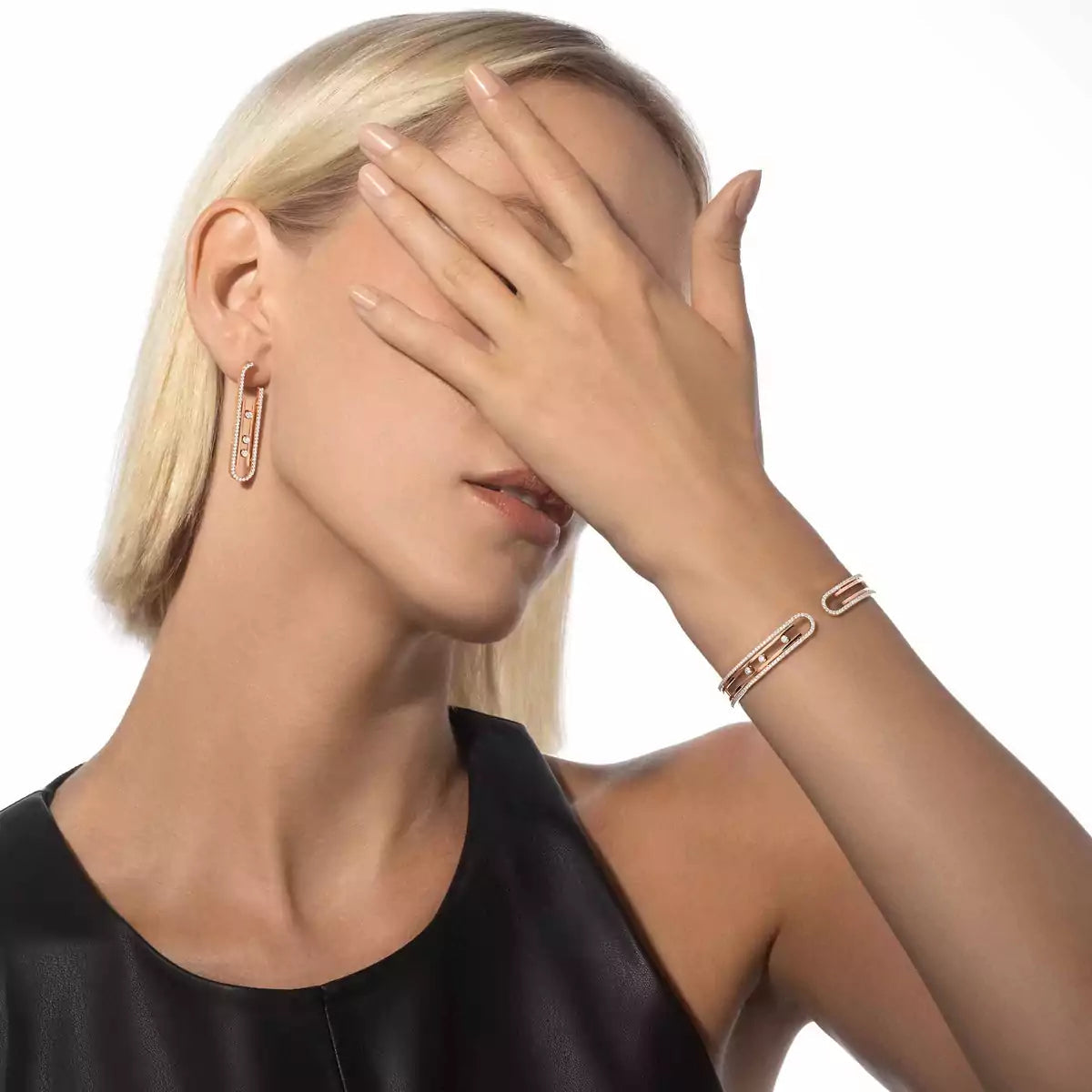 [Lume Jewelry]Diamond Pendant Earrings Move 10Th