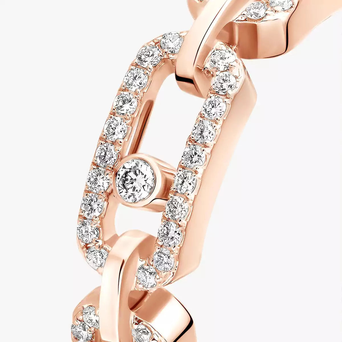 [Lume Jewelry]Move Link Pave_-Set Diamond Ring in Gold
