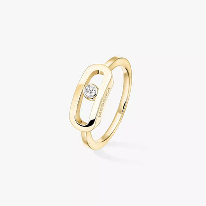 [Lume Jewelry]Move Uno Diamond Ring in Gold
