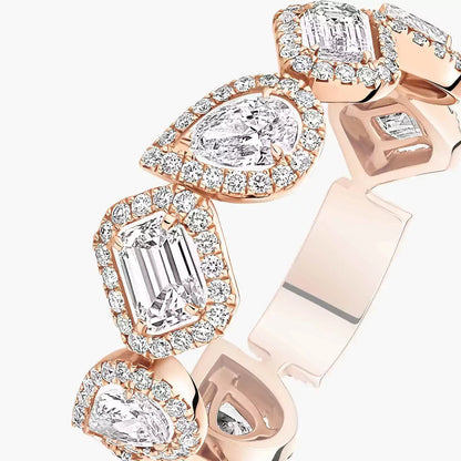 [Lume Jewelry]Diamond Wedding Ring My Twin