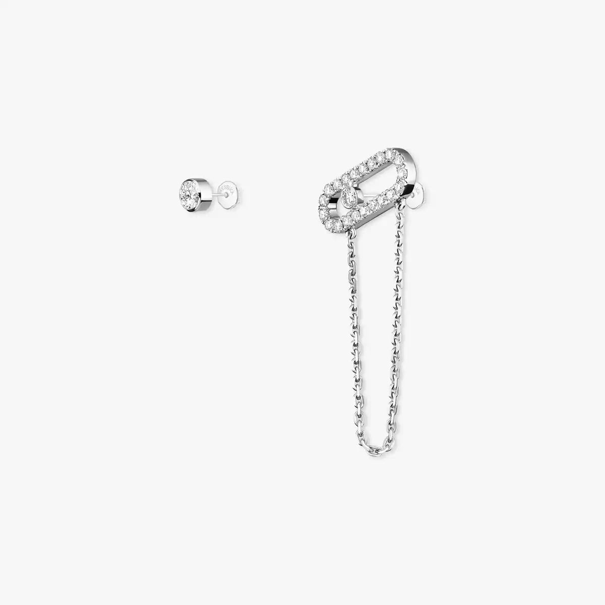 [Lume Jewelry]Move Uno Diamond Earrings