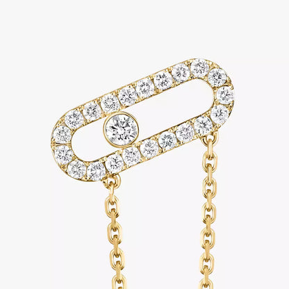 [Lume jewelry]Move Uno Diamond Earrings