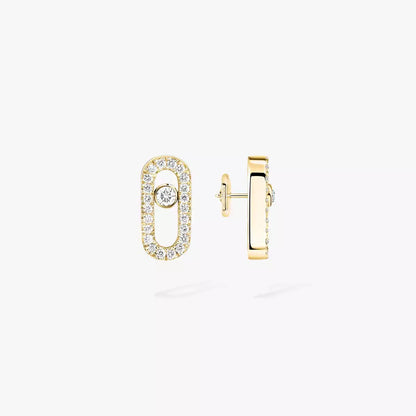 [Lume Jewelry]Move Uno Diamond Earrings