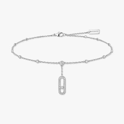 [Lume Jewelry] Move Uno pavé ankle bracelet