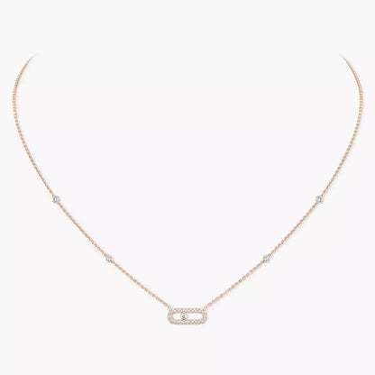 [Lume Jewelry]Diamond Necklace Move Uno