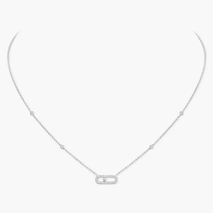 [Lume Jewelry]Diamond Necklace Move Uno