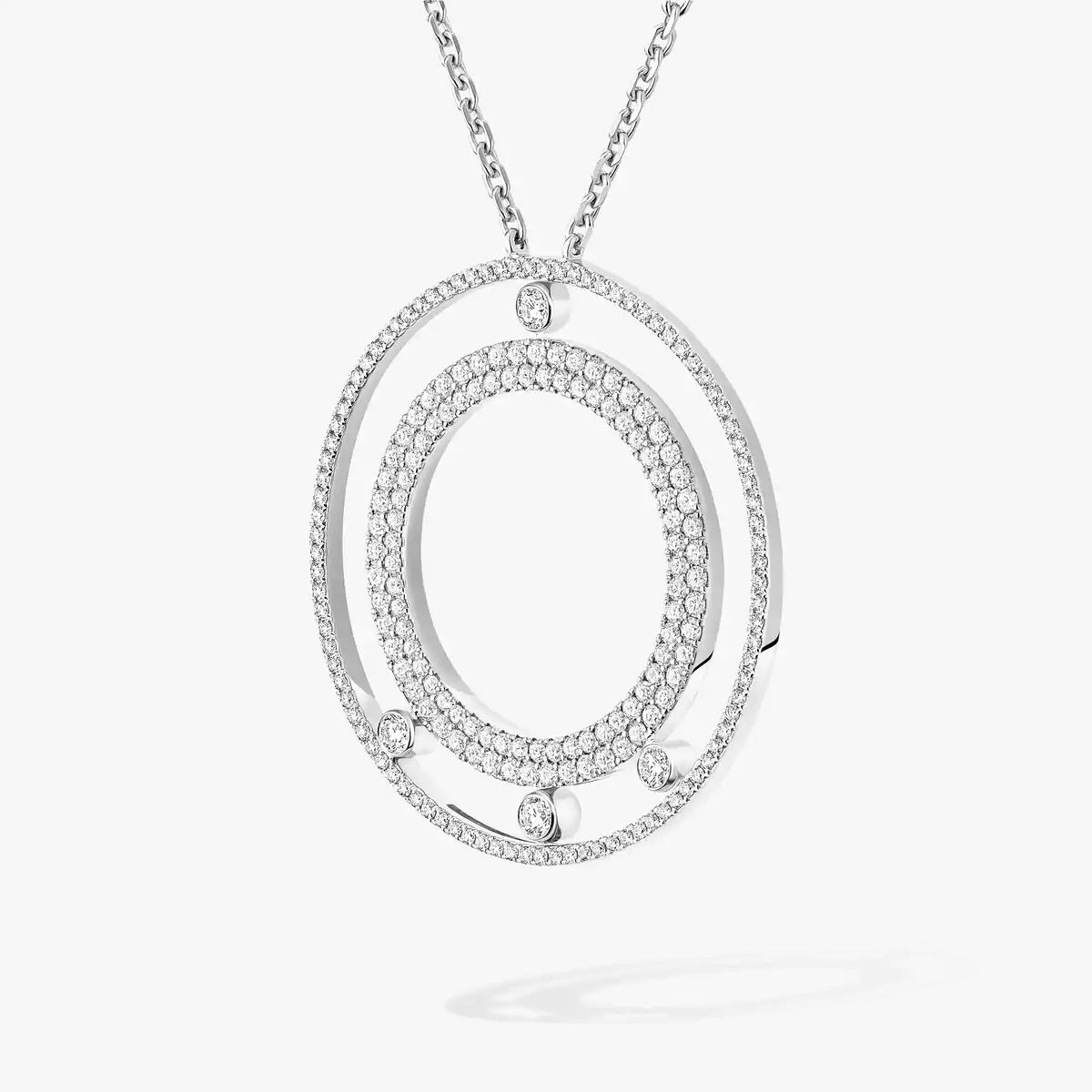 [Lume Jewelry]Move Romane Long Pave_-Set Diamond Necklace