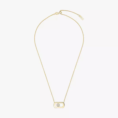 [Lume Jewelry]So Move Diamond Necklace in Gold
