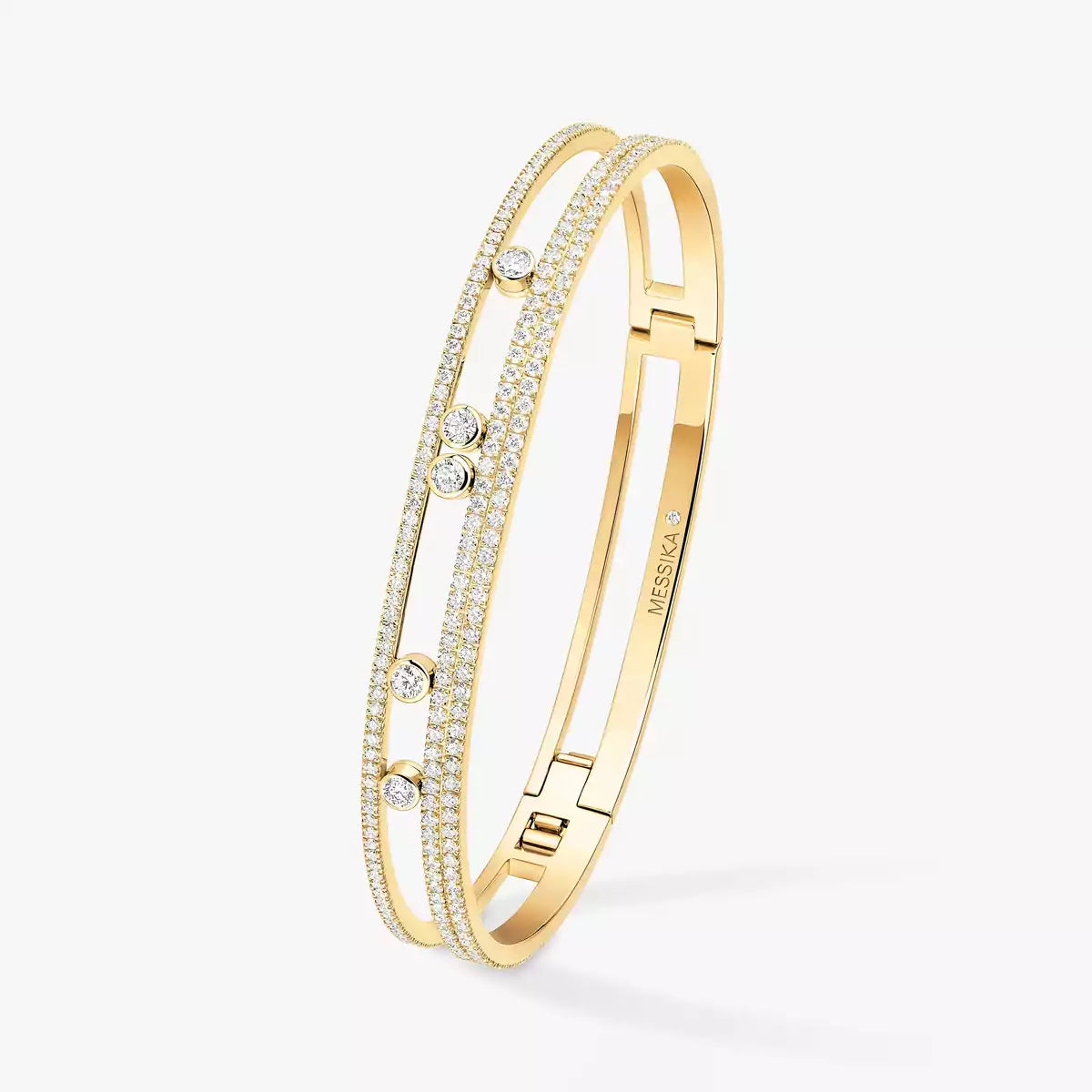 [Lume Jewelry]Move Romane pavé bangle