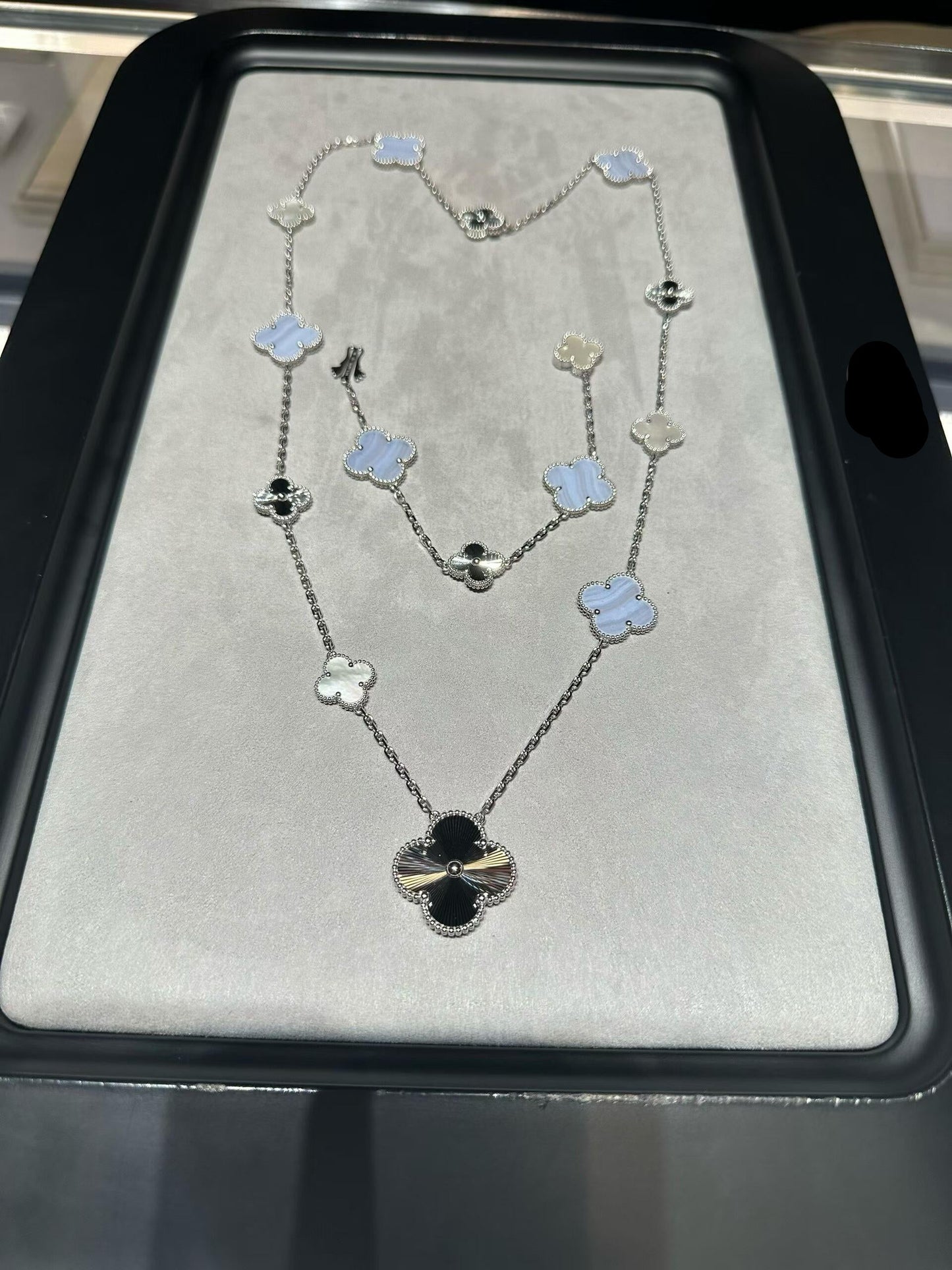 [¡®Lume Jewelry¡¯] 25 NEW CLOVER 15 MOTIFS パープルカルセドニー