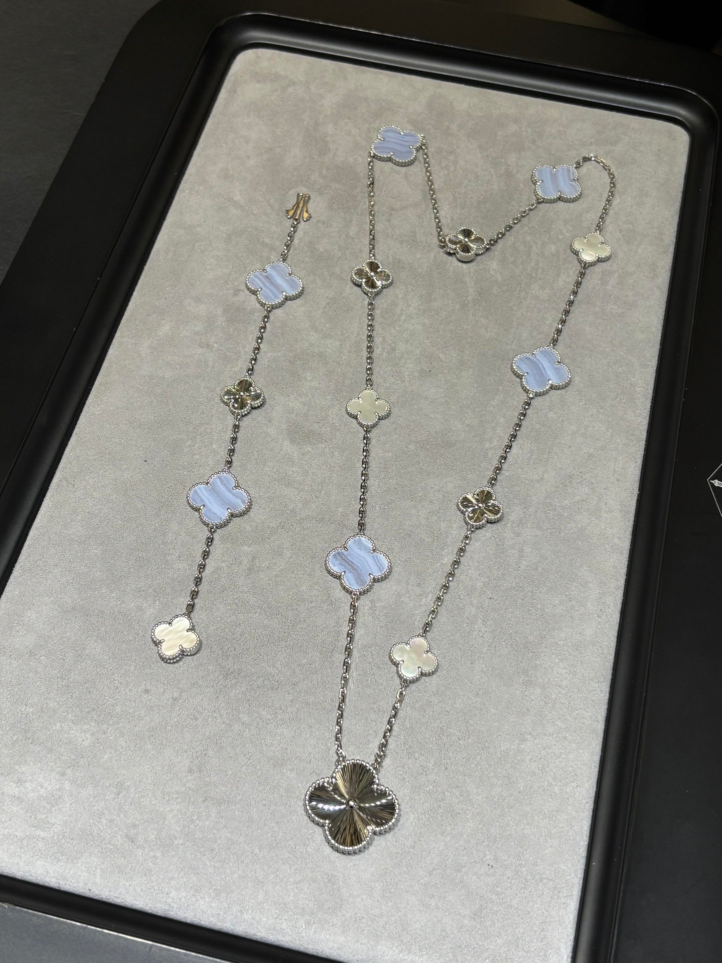 [¡®Lume Jewelry¡¯] 25 NEW CLOVER 15 MOTIFS パープルカルセドニー