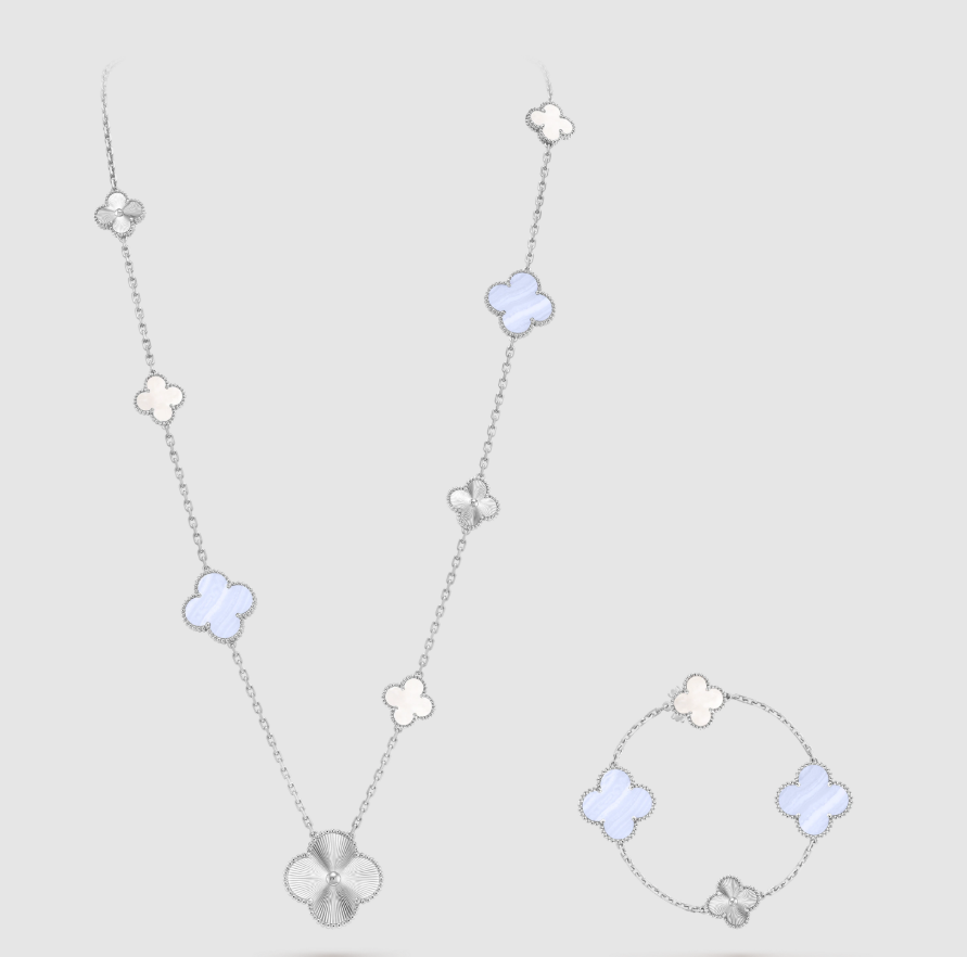 [¡®Lume Jewelry¡¯] 25 NEW CLOVER 15 MOTIFS パープルカルセドニー