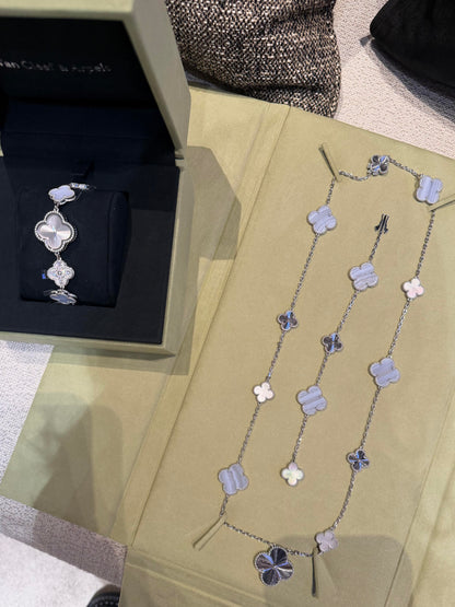 [¡®Lume Jewelry¡¯] 25 NEW CLOVER 15 MOTIFS パープルカルセドニー