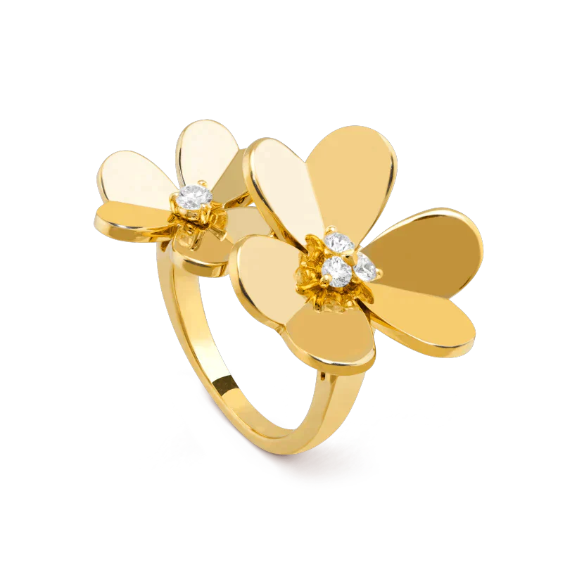 Lume Jewelry クローバー コスモス ゴールド ダイヤモンド リング