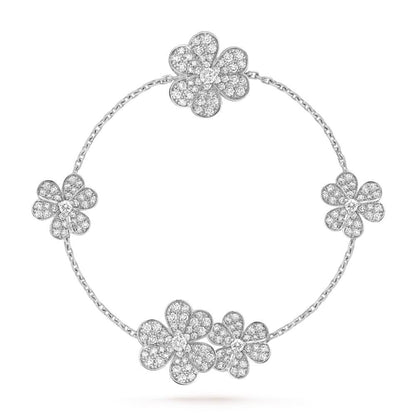 Lume Jewelry 「FRIVOLE SILVER 5 FLOWERS ブレスレット」