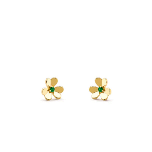 ¡®Lume Jewelry¡¯FRIVOLE  FLOWER MALACHITE EARRINGS