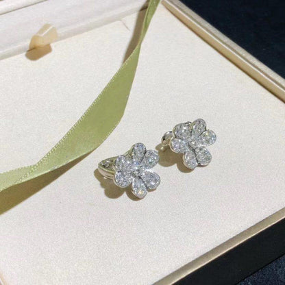 『Lume Jewelry』フリヴォル シルバー フラワー ダイヤモンド ピアス