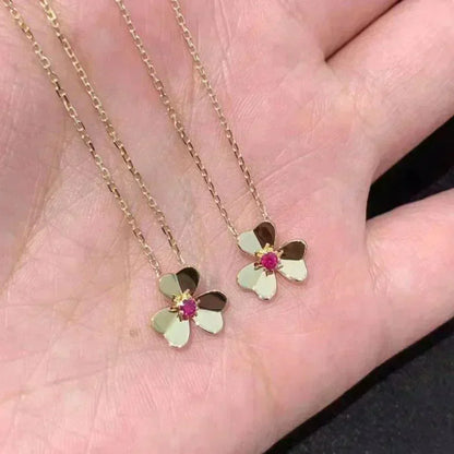 Lume Jewelry フリヴォル ゴールド フラワーネックレス