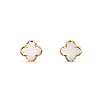 「Lume Jewelry」クローバー ミニ ゴールド イヤリング
