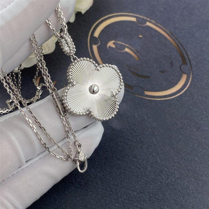 Lume Jewelry クローバー 25MM シルバー ビッグ クローバー ネックレス