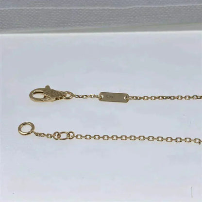 Lume Jewelry クローバー カーネリアン シングル フラワー ブレスレット