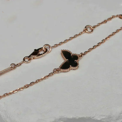 Lume Jewelry オニキス バタフライブレスレット