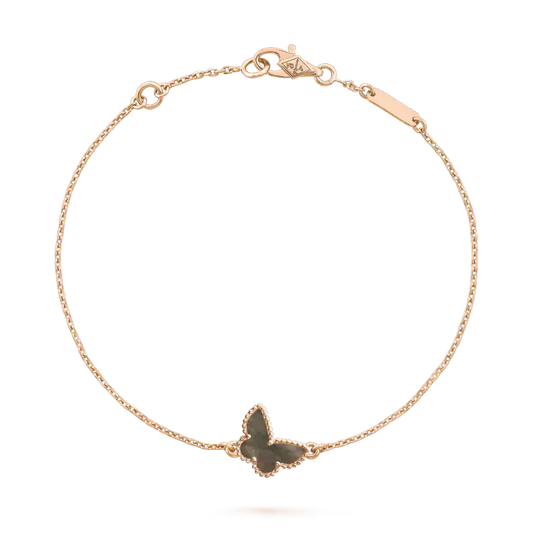 Lume Jewelry オニキス バタフライブレスレット
