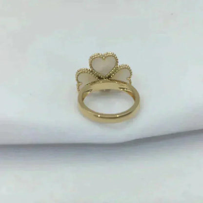 Lume Jewelry SWEET CLOVER WHITE MOP リング
