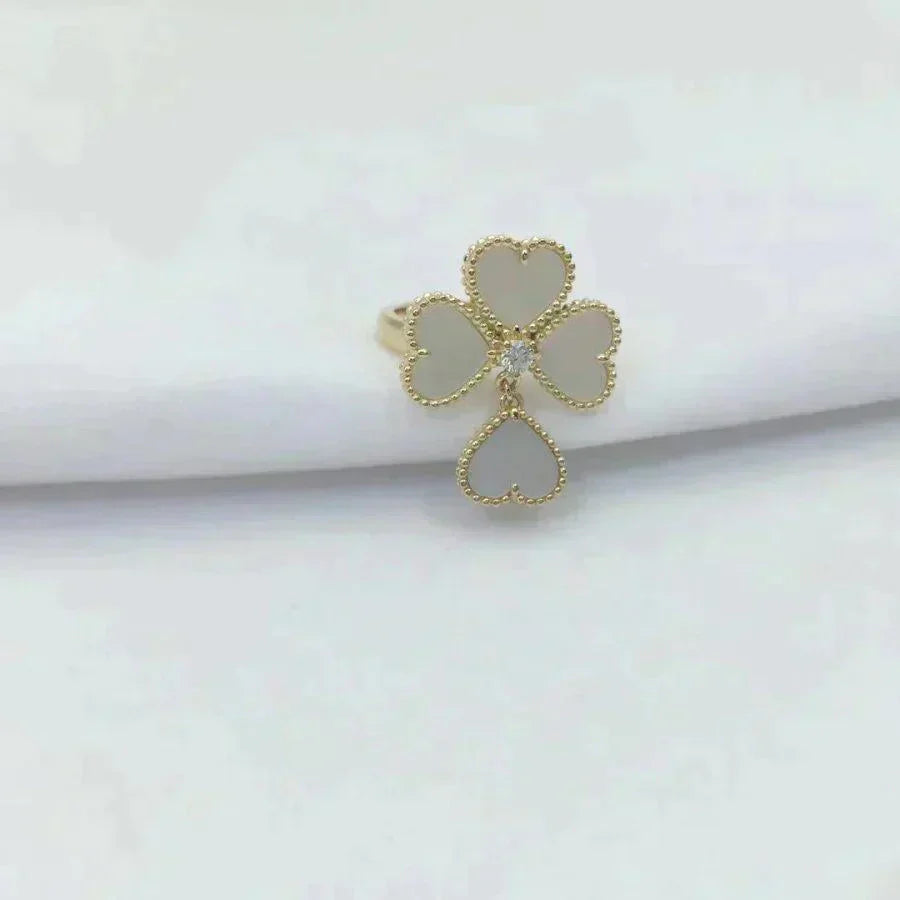 Lume Jewelry SWEET CLOVER WHITE MOP リング