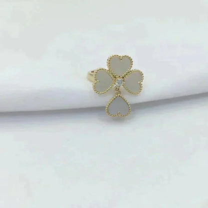Lume Jewelry SWEET CLOVER WHITE MOP リング